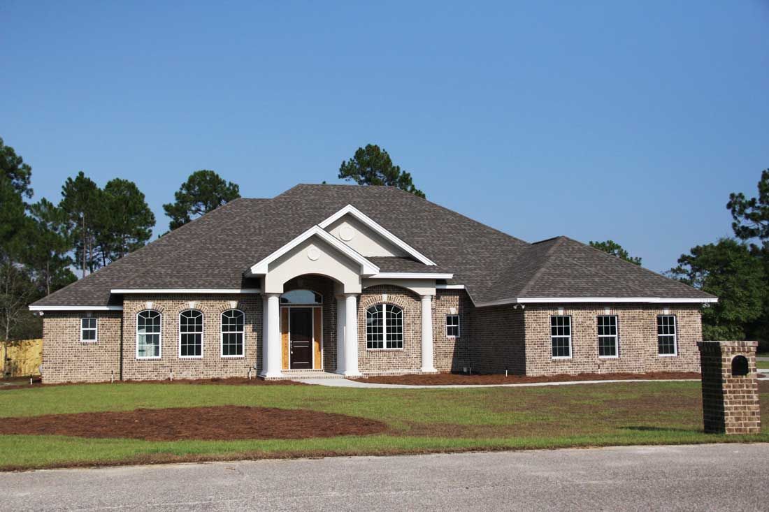 Black custom home by Acorn Construction in Navarre