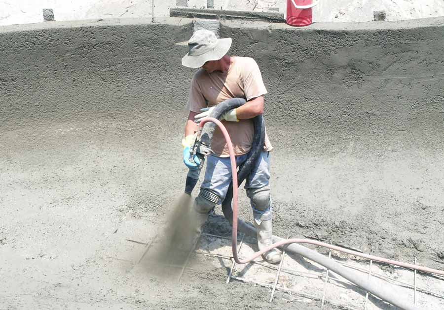 gunite pool in holley by the sea