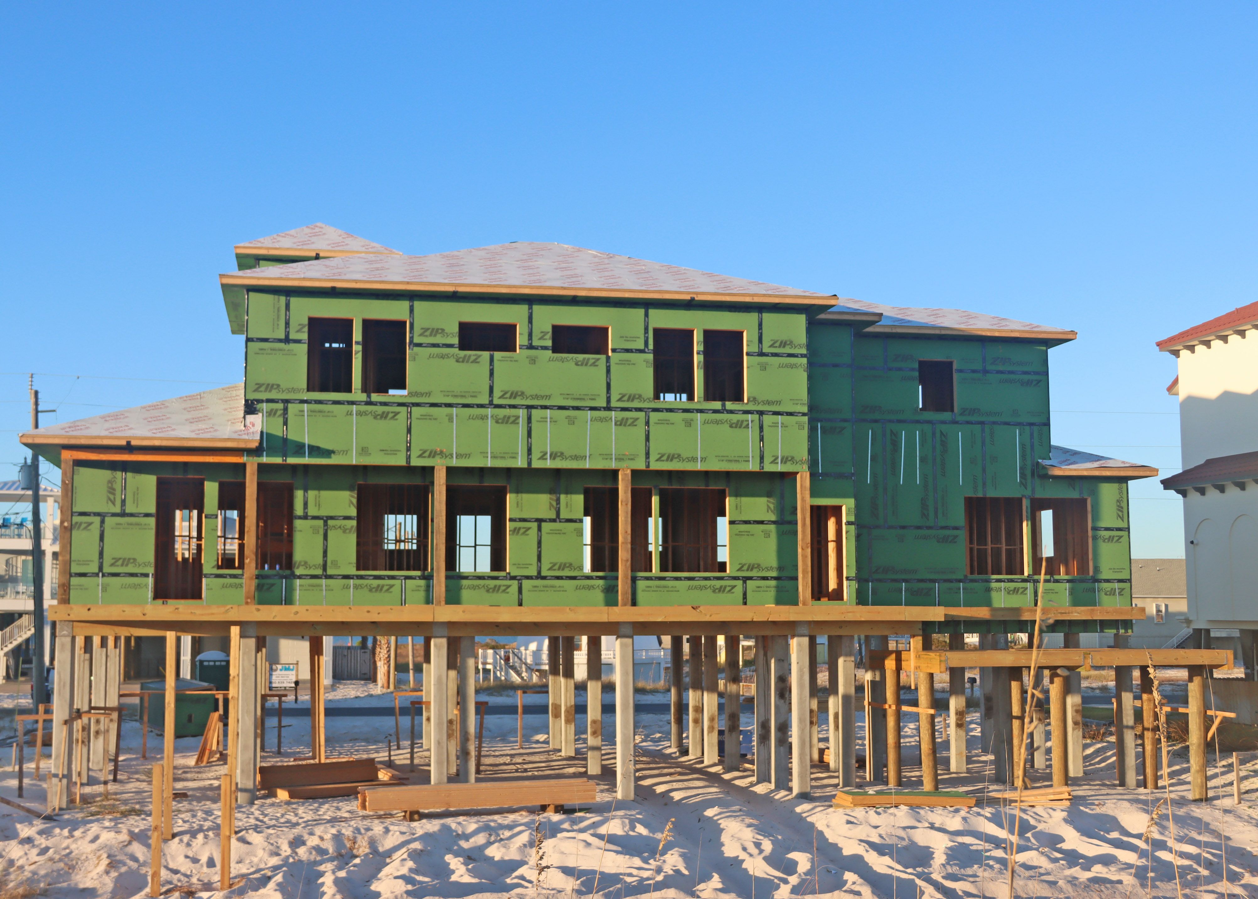 Deroche coastal modern home on Navarre Beach by Acorn Fine Homes