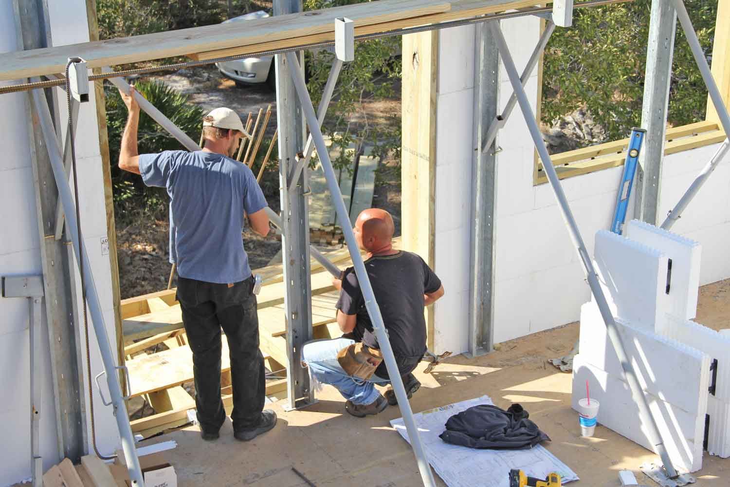 bracing ICF door opening