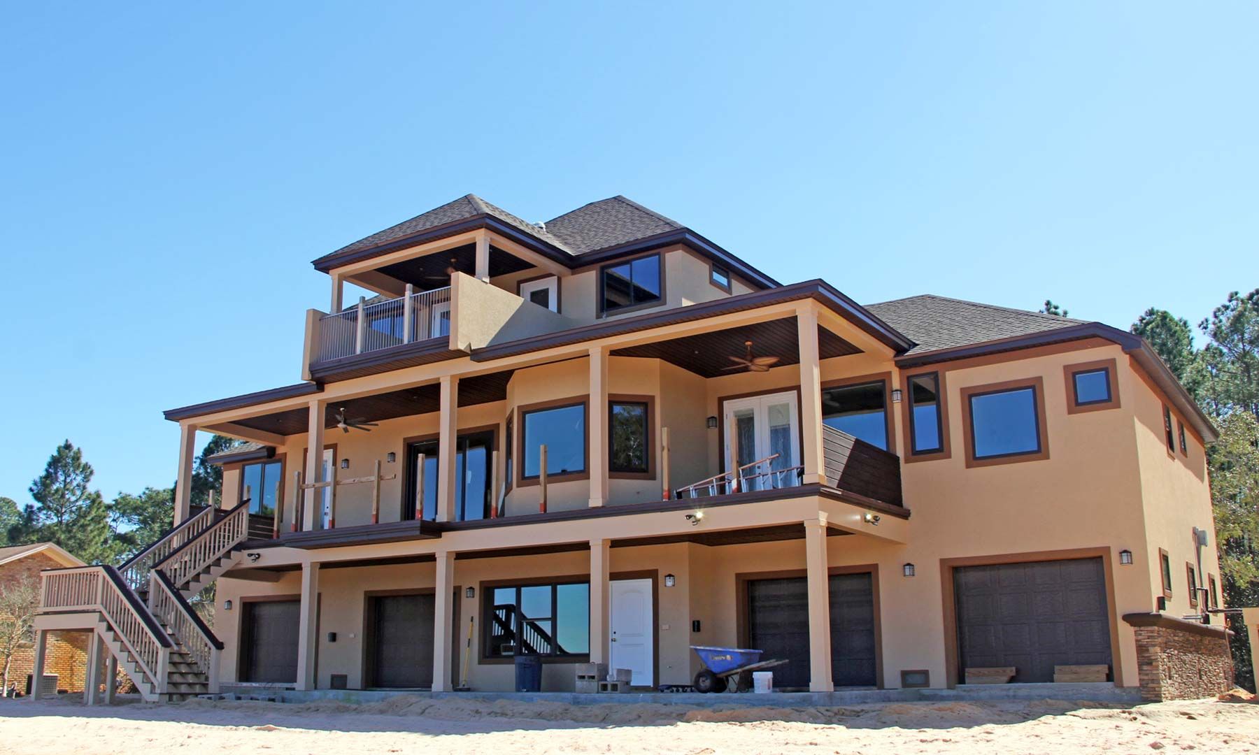 Chambers front elevation in Pensacola by Acorn Fine Homes