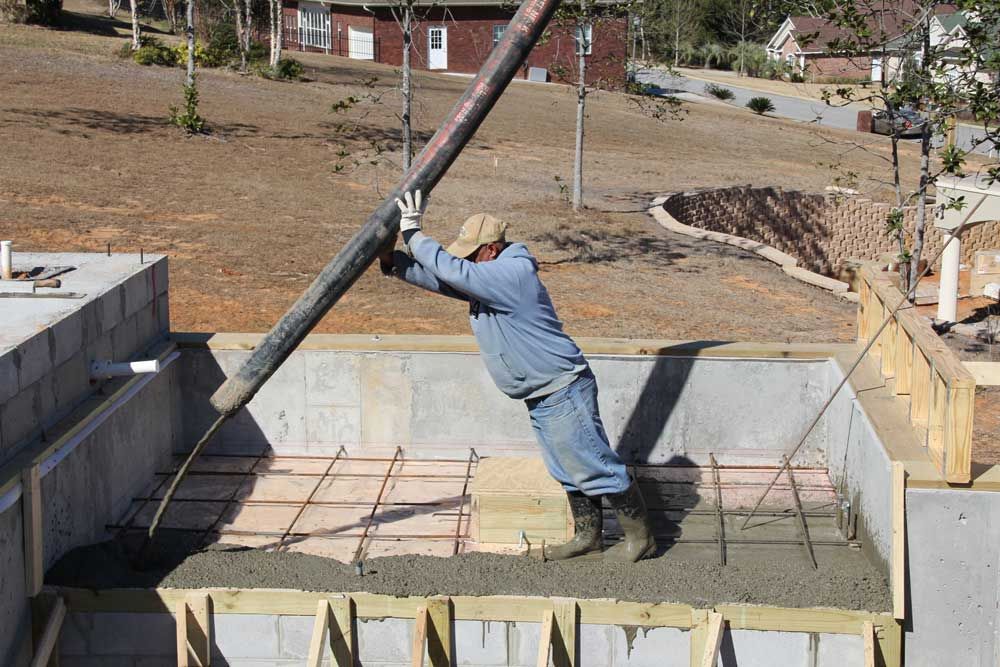 pouring the safe room