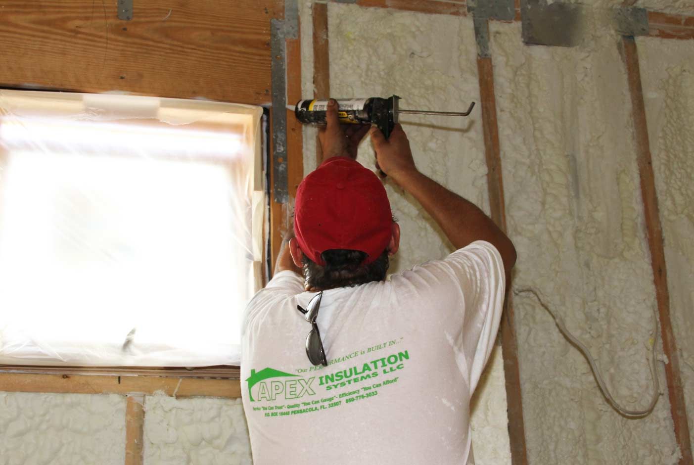 air sealing an icf home in Gulf Breeze