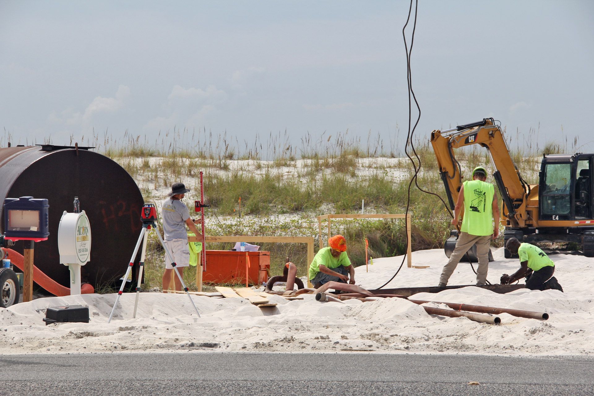 Dubois coastal transitional piling home on Navarre Beach by Acorn Fine Homes 