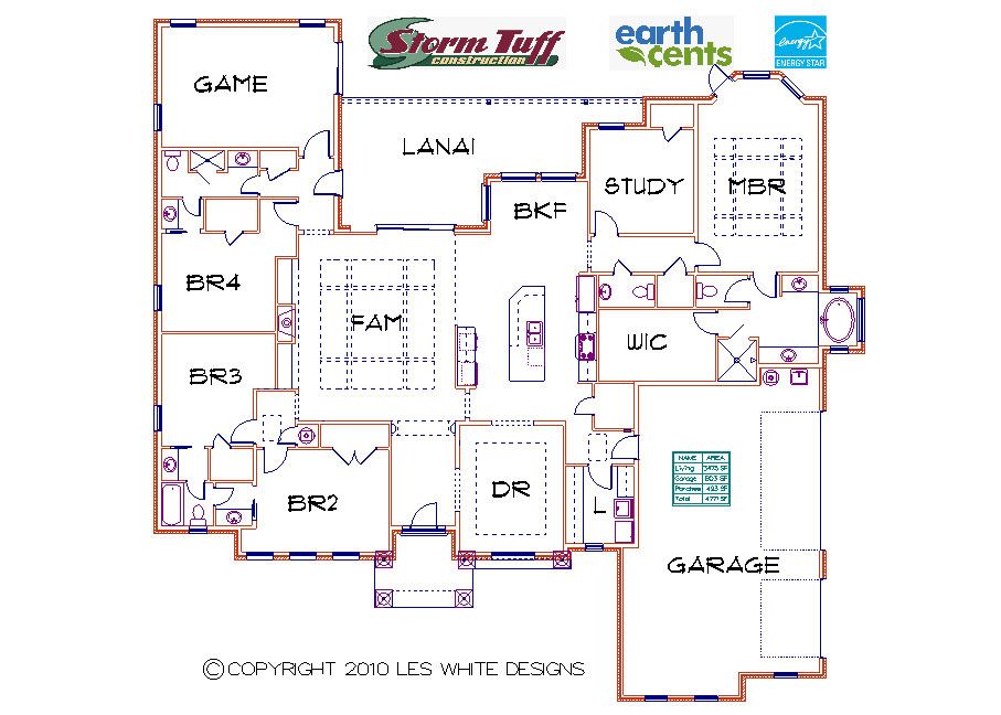 black floor plan