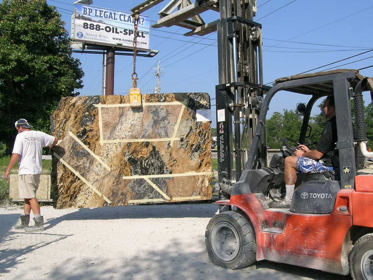 granite slab transport