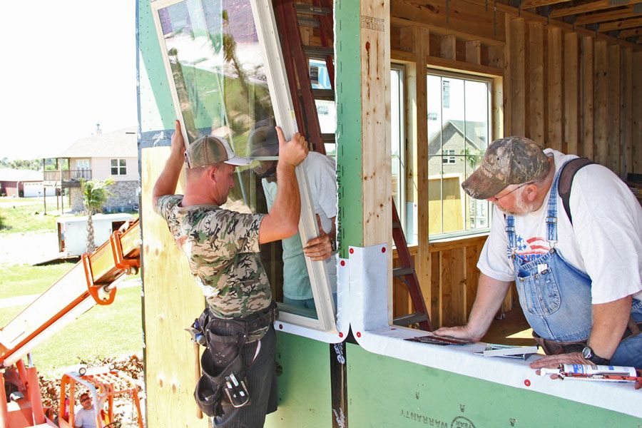 Installing the window