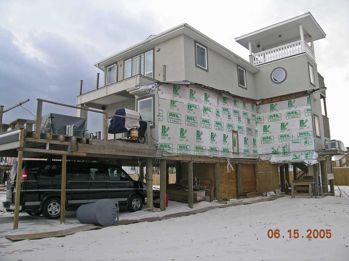 Sloan residence on Pensacola Beach by Acorn Fine Homes