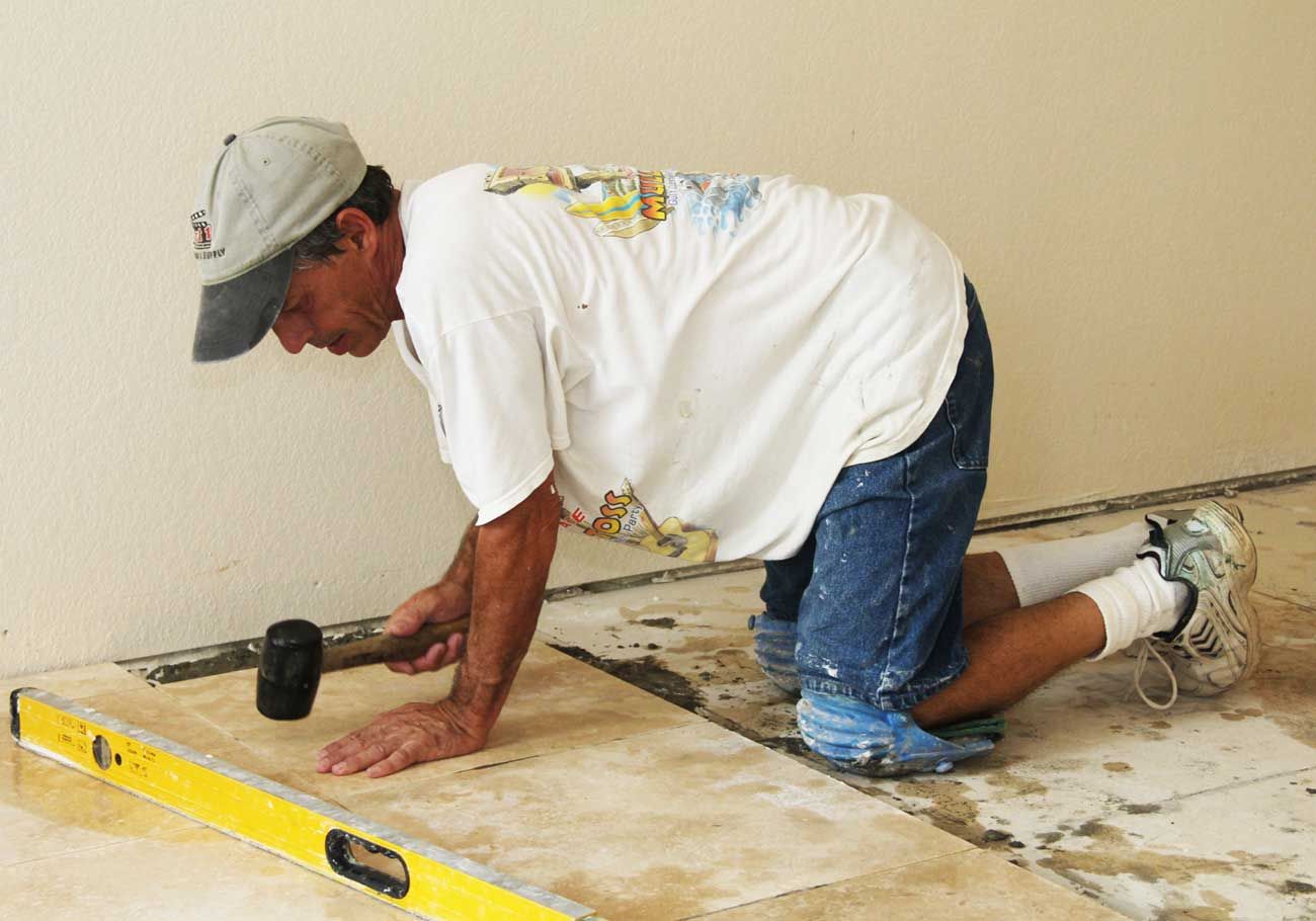 installing travertine