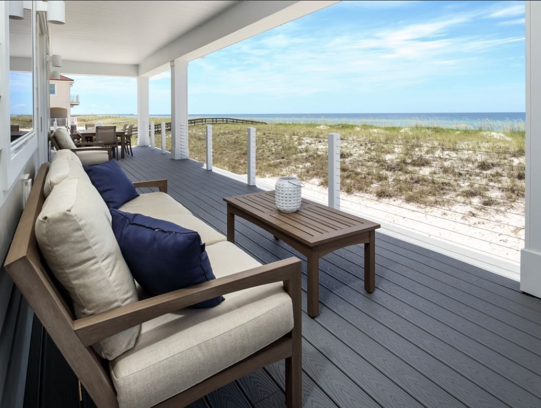 Burchard modern coastal style piling home on Navarre Beach