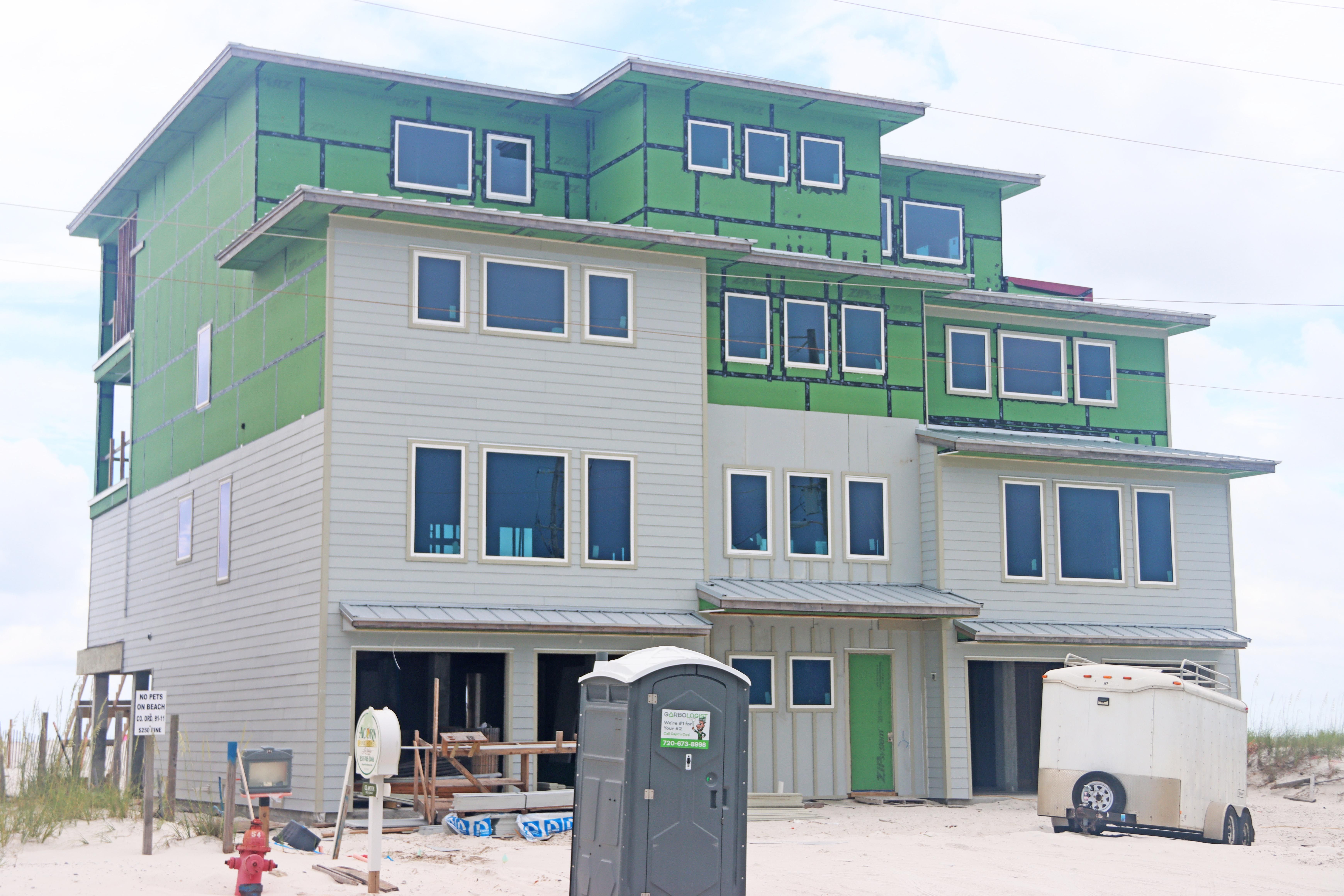 Clanton modern coastal piling home on Navarre Beach