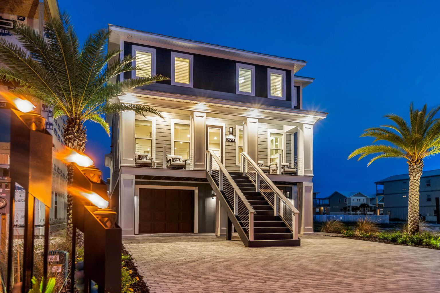 Walker piling home in Navarre Beach by Acorn Fine Homes