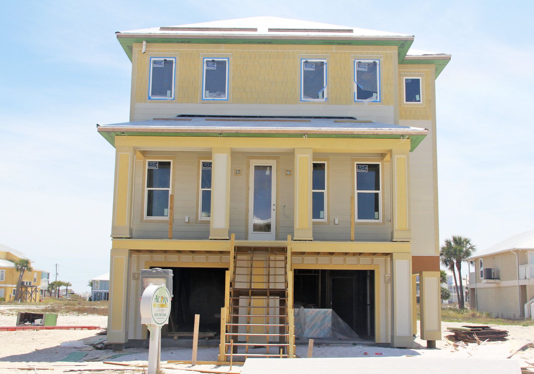 Walker piling home in Navarre Beach by Acorn Fine Homes