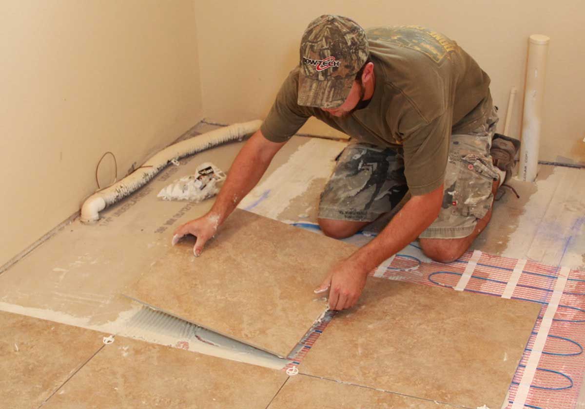 Radiant floor heating