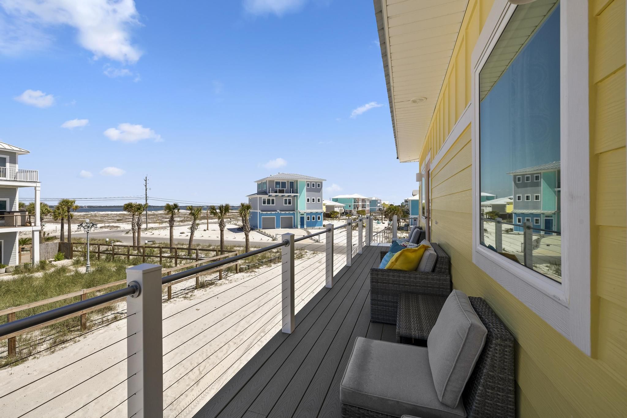 Gomel beach rental piling home on Navarre Beach by Acorn Fine Homes